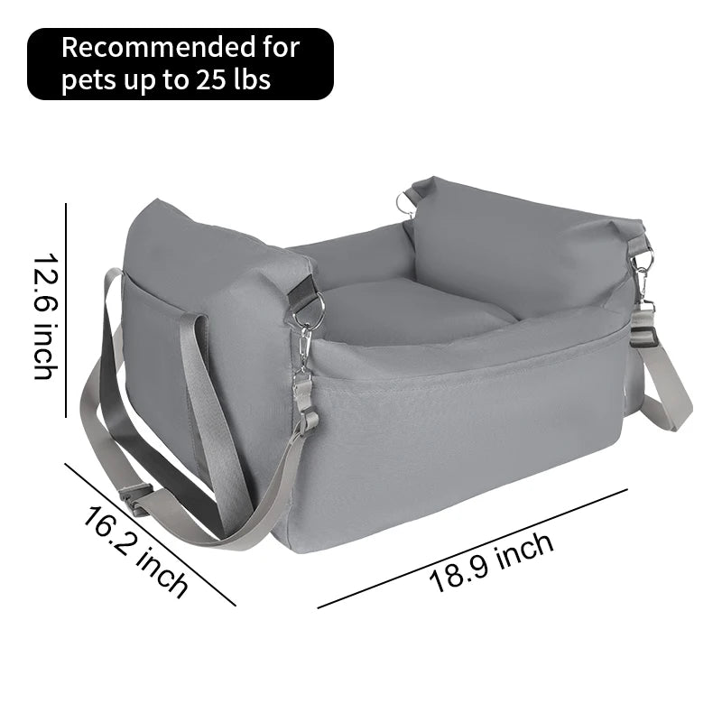 Pet Car Seat Travel Safety Bed Detachable