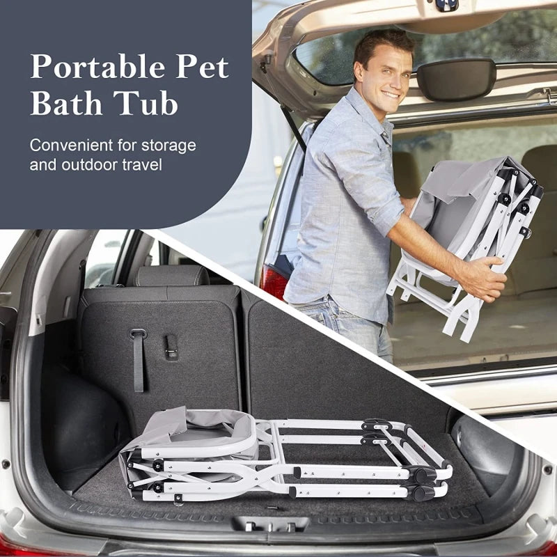 Portable Bathtub Foldable Elevatable Pet Supplies