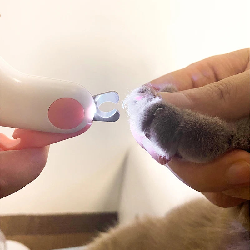 LED Light Cat Dog Nail Clipper/Cutter