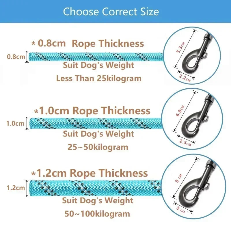 Reflective Leash for Big Small Medium Dog