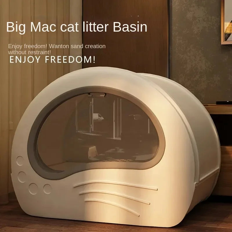 Cat Litter Box Fully Enclosed Drawer Type