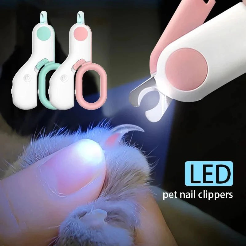 LED Light Cat Dog Nail Clipper/Cutter