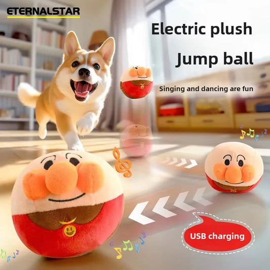 Interactive Puzzle Electric Plush Jumping Ball