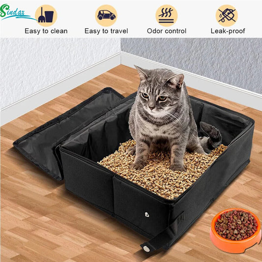 Outdoor Foldable Cat Litter Box