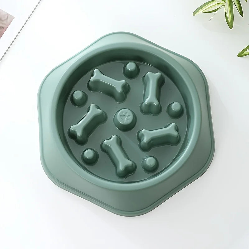 1pc Slow Feeder Non-choking Pet Bowl