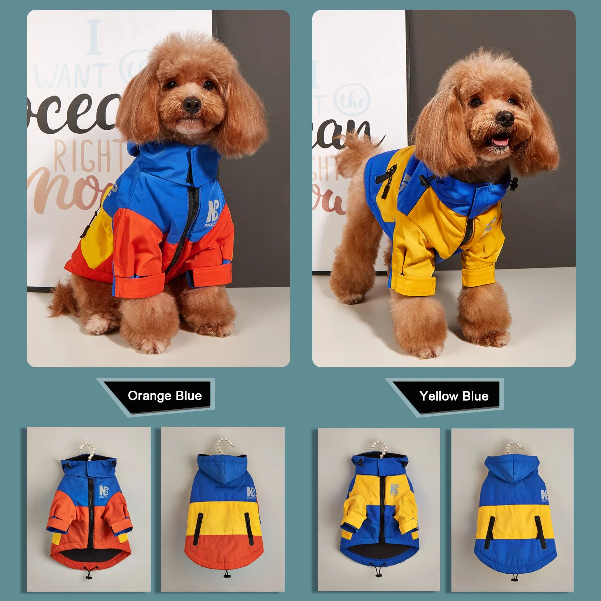 Winter Dog Jacket Thickened Fleece Warm Dog Clothes