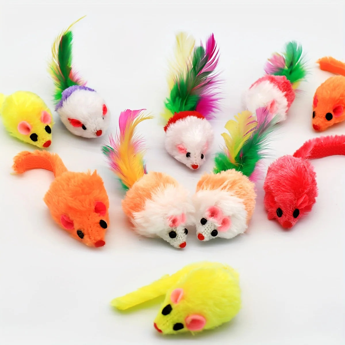 Rattle Cat Mouse Toys