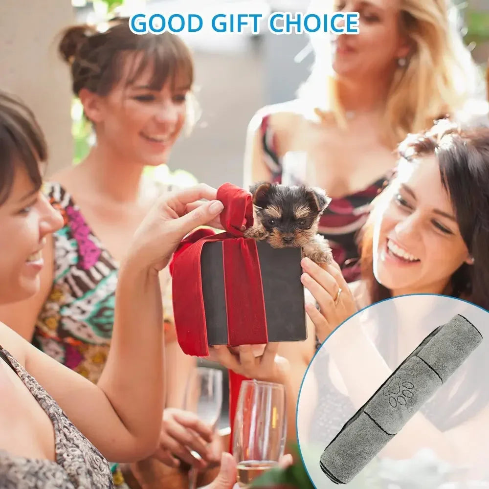 Super Absorbent Big Puppy Pet Dog Towel Bathrobe