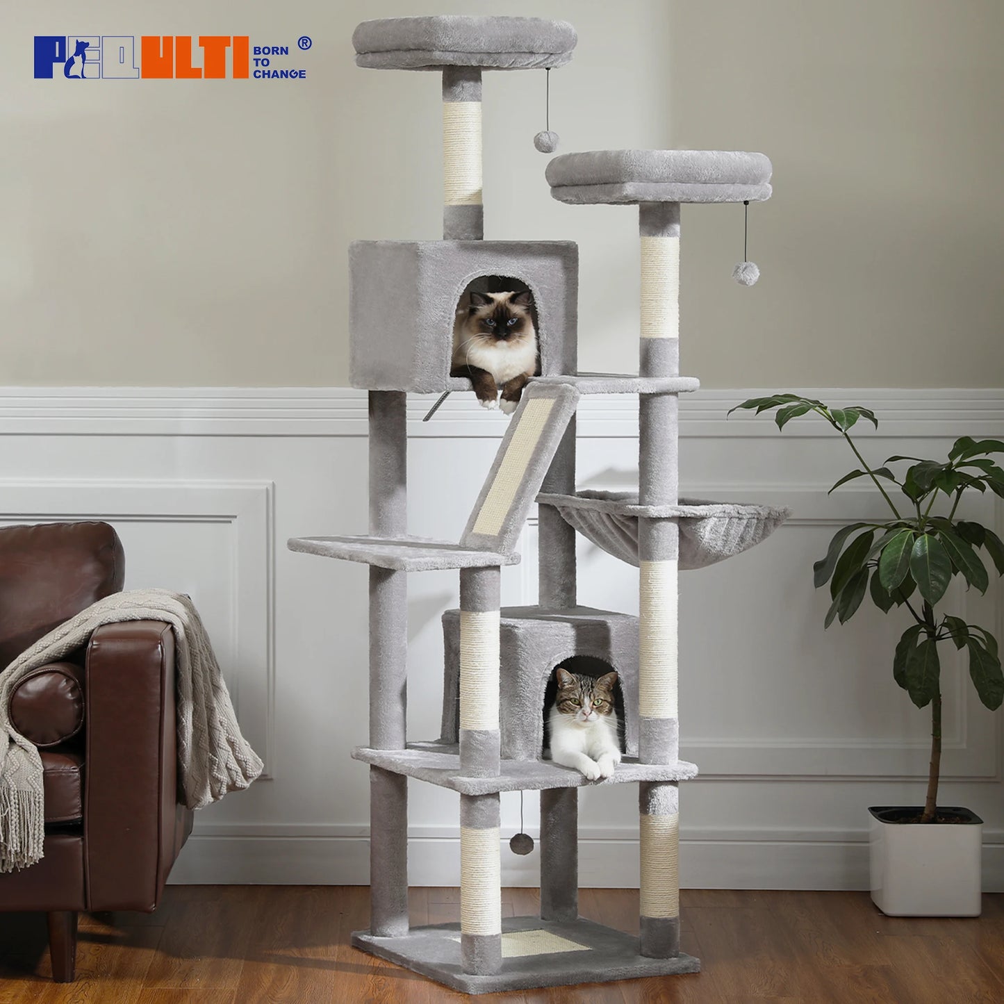 Large Tree Tall Cat Tower